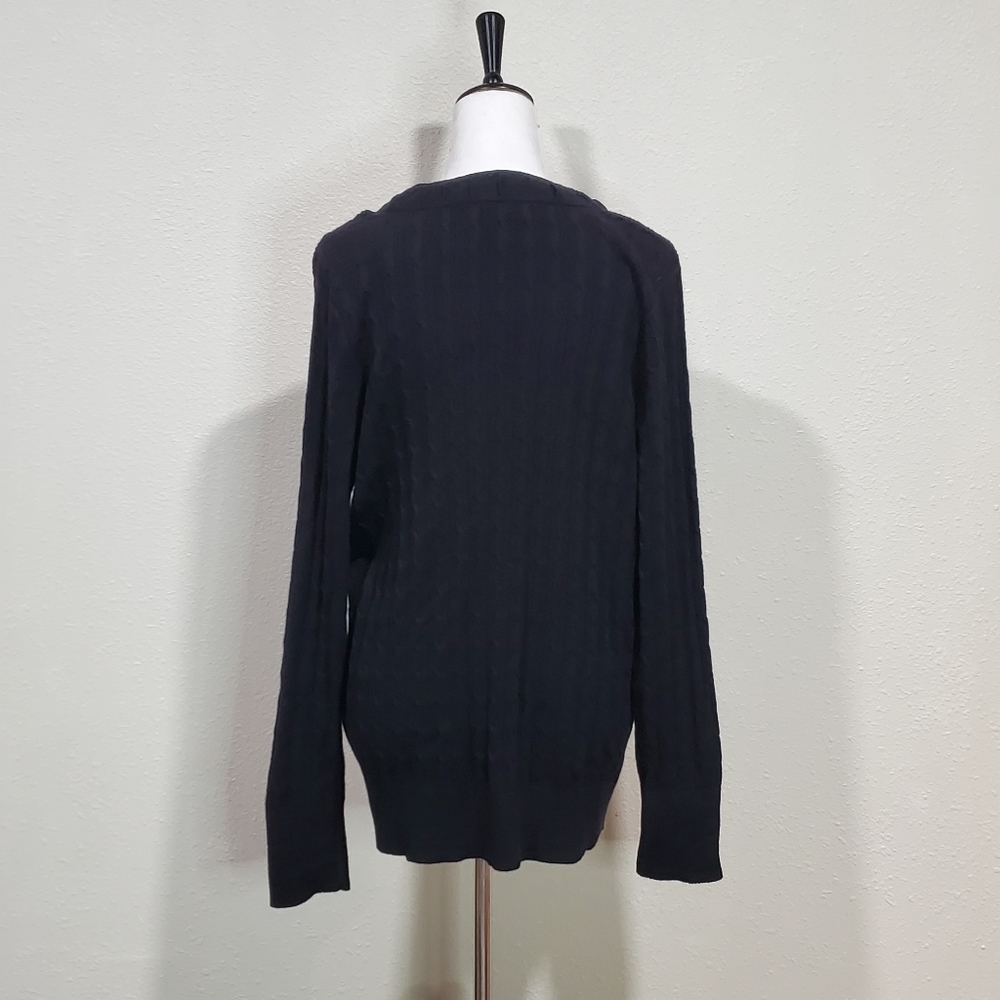Eddie Bauer Women's Black Sweater Size XXL - Picture 2 of 7